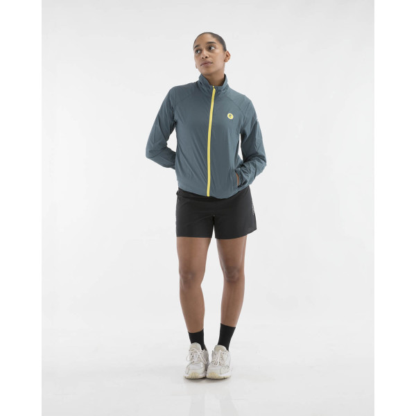 PIMIENTO NEGRO CORTAVIENTOS AZUL OSCURO UNISEX VISTA FRONTAL MUJER,ARISTARUN