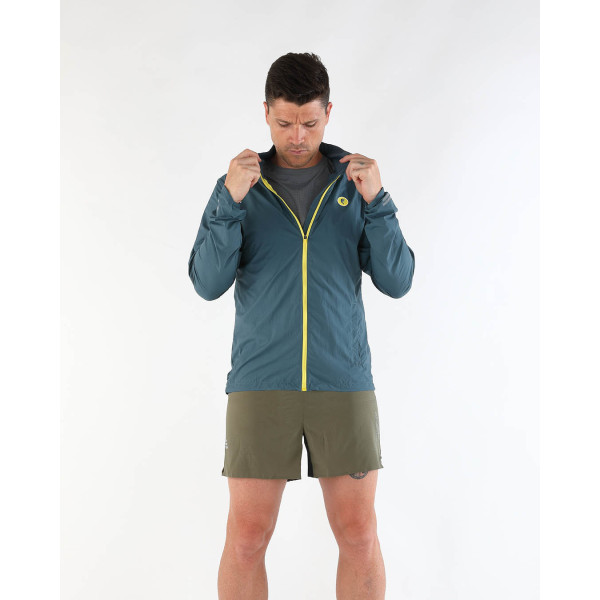 PIMIENTO NEGRO CORTAVIENTOS AZUL OSCURO UNISEX VISTA FRONTAL,ARISTARUN