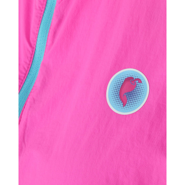 PIMIENTO NEGRO CORTAVIENTOS ROSA UNISEX VISTA PECHO,ARISTARUN