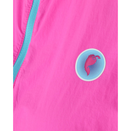 PIMIENTO NEGRO CORTAVIENTOS ROSA UNISEX VISTA PECHO,ARISTARUN