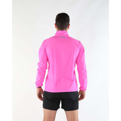 PIMIENTO NEGRO CORTAVIENTOS ROSA UNISEX VISTA TRASERA,ARISTARUN