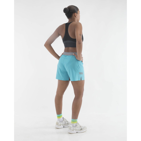 PIMIENTO NEGRO PANTALONES RUNNING AZUL UNISEX VISTA TRASERA MUJER,ARISTARUN