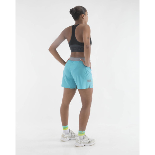 PIMIENTO NEGRO PANTALONES RUNNING AZUL UNISEX VISTA TRASERA MUJER,ARISTARUN