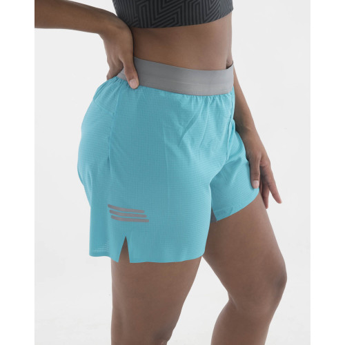 PIMIENTO NEGRO PANTALONES RUNNING AZUL UNISEX VISTA LATERAL,ARISTARUN