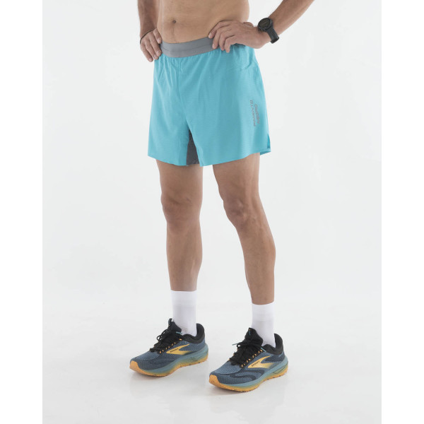 PIMIENTO NEGRO PANTALONES RUNNING AZUL UNISEX VISTA FRONTAL,ARISTARUN