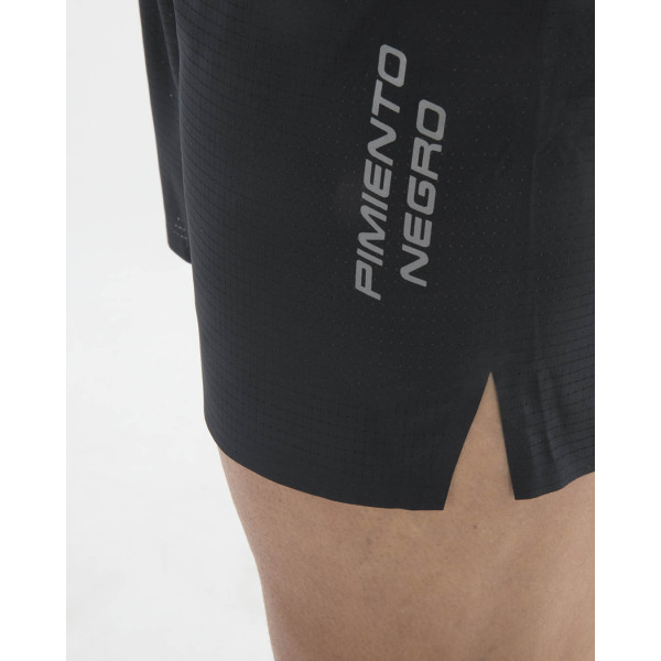 PIMIENTO NEGRO PANTALONES RUNNING NEGRO UNISEX VISTA LOGO,ARISTARUN