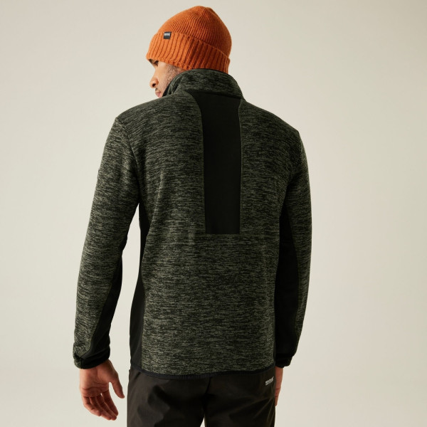 REGATTA BASLINN VERDE OSCURO FORRO POLAR HOMBRE VISTA TRASERA,ARISTARUN