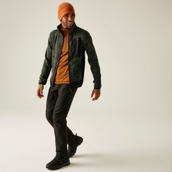 REGATTA BASLINN VERDE OSCURO FORRO POLAR HOMBRE VISTA COMPLETA,ARISTARUN