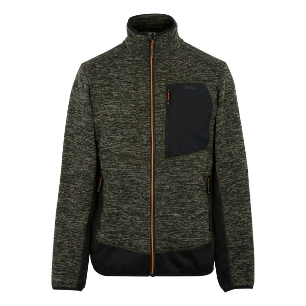 REGATTA BASLINN VERDE OSCURO FORRO POLAR HOMBRE VISTA DELANTERA,ARISTARUN