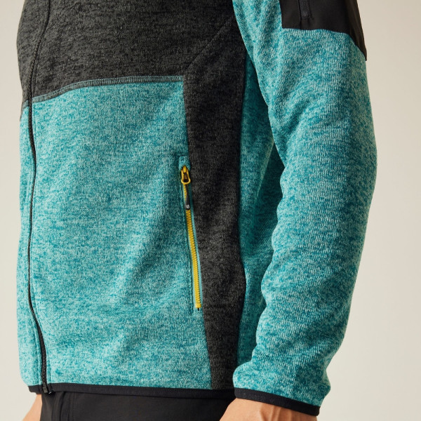 DARE 2B THERMAL FLEECE AZUL GRIS FORRO POLAR HOMBRE VISTA LATERAL,ARISTARUN