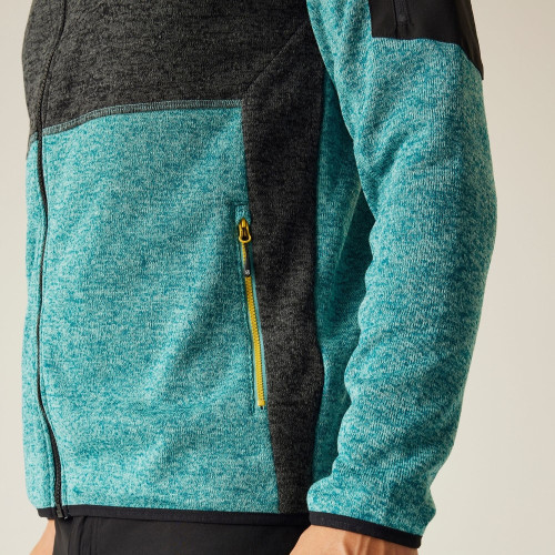 DARE 2B THERMAL FLEECE AZUL GRIS FORRO POLAR HOMBRE VISTA LATERAL,ARISTARUN