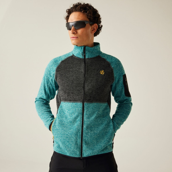 DARE 2B THERMAL FLEECE AZUL GRIS FORRO POLAR HOMBRE VISTA FRONTAL,ARISTARUN