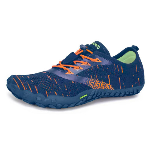 SAGUARO SMART I ZAPATILLA BAREFOOT AZUL NARANJA UNISEX, ARISTARUN