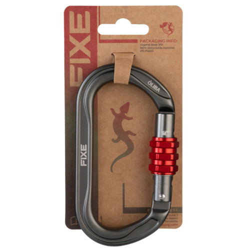 FIXE ÒLIBA MOSQUETÓN SIMÉTRICO CIERRE ROSCA VISTA PACKAGING,ARISTARUN