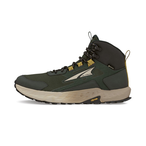 ALTRA TIMP 5 HIKER GTX VERDE BOTAS TREKKING HOMBRE VISTA EXTERIOR,ARISTARUN