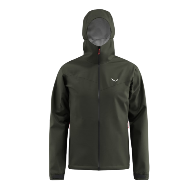SALEWA PUEZ 2.5L POWERTEX OLIVE CHAQUETA IMPERMEABLE HOMBRE, ARISTARUN
