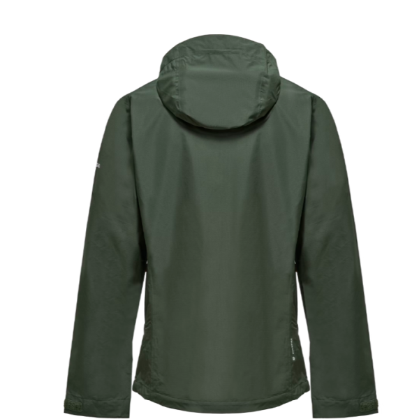 SALEWA PUEZ 2.5L POWERTEX OLIVE CHAQUETA IMPERMEABLE HOMBRE TRASERA, ARISTARUN
