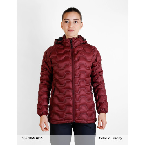 SPHERE PRO ARIN BRANDY CHAQUETA RELLENEO MUJER DELANTERA, ARISTARN