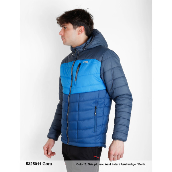 SPHERE PRO GORA AZUL CHAQUETA RELLENEO HOMBRE LATERAL, ARISTARUN