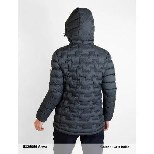 SPHERE PRO ARWA GRIS CHAQUETA RELLENEO MUJER TRASERA, ARISTARUN