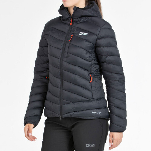 +8000 MIRCELA ANORACK NEGRO MUJER VISTA DELANTERA,ARISTARUN