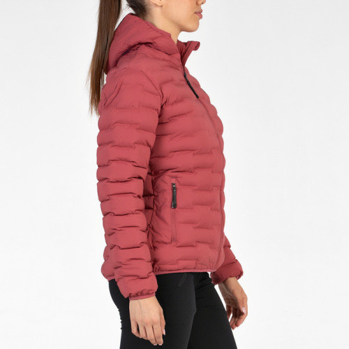 +8000 SANDEI VINO ROSADO ANORACK MUJER VISTA LATERAL,ARISTARUN