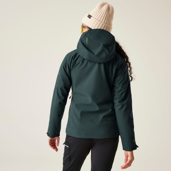 REGATTA TORREK II MUJER CHAQUETA IMERMEABLE MODELO TRASERA