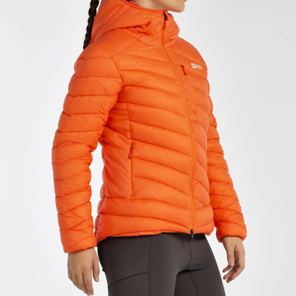 +8000 MIRCELA ANORACK NARANJA MUJER VISTA LATERAL,ARISTARUN