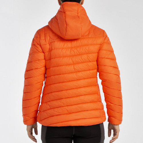 +8000 MIRCELA ANORACK NARANJA MUJER VISTA TRASERA,ARISTARUN