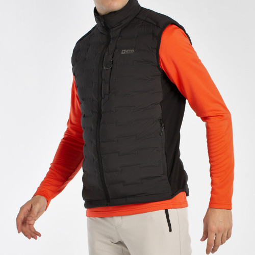 +8000 WITE NEGRO CHALECO ACOLCHADO HOMBRE VISTA FRONTAL,ARISTARUN