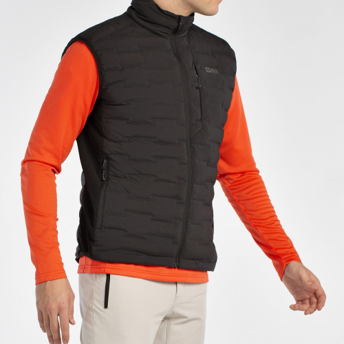 +8000 WITE NEGRO CHALECO ACOLCHADO HOMBRE VISTA LATERAL,ARISTARUN