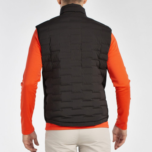 +8000 WITE NEGRO CHALECO ACOLCHADO HOMBRE VISTA TRASERA,ARISTARUN