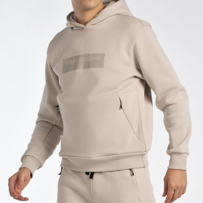 +8000 ESRIKOS BLANCO ROTO SUDADERA HOMBRE VISTA FRONTAL,ARISTARUN 2