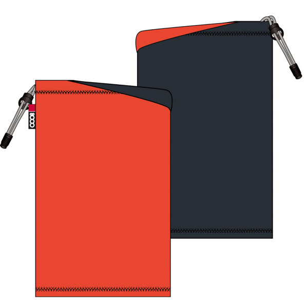 +8000 BUFANDA TUBULAR REVERSIBLE NARANJA NEGRO ONLINE