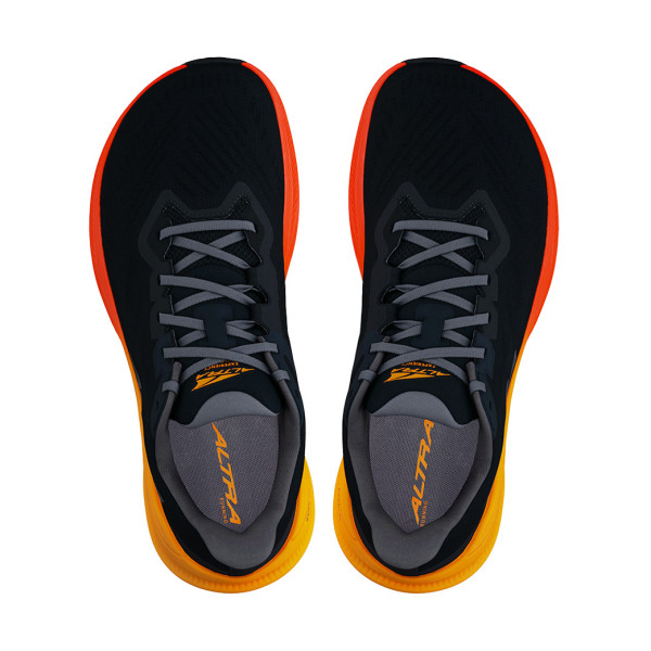 ALTRA EXPERIENCE FLOW 2 NEGRO ROJO ZAPATILLAS RUNNING HOMBRE VISTA SUPERIOR,ARISTARUN