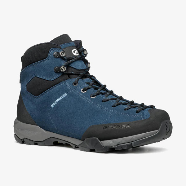 SCARPA MOJITO HIKE AZUL NEGRO BOTA TREKKING HOMBRE VISTA PORTADA,ARISTARUN