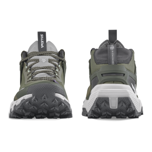 SALEWA PEDROC MID POWERTEX VERDE BOTAS TREKKING MUJER VISTA PAR,ARISTARUN