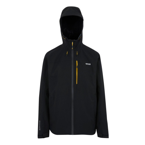 REGATTA BIRCHDALE CHAQUETA IMPERMEABLE NEGRA HOMBRE