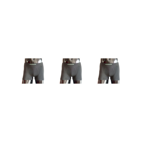 HANKER BÓXER DEPORTIVO PACK 3 NEGRO VISTA COMPLETA,ARISTARUN