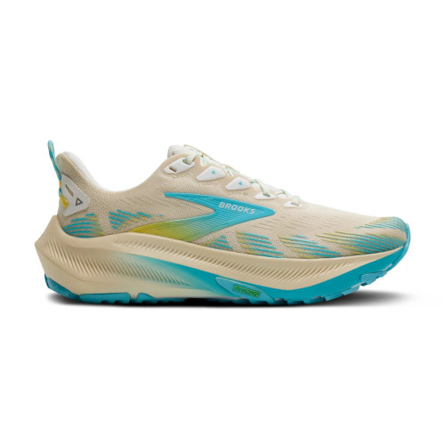BROOKS GHOST TRAIL BLANCO ROTO AZUL  ZAPATILLAS MIXTAS MUJER VISTA EXTERIOR,ARISTARUN