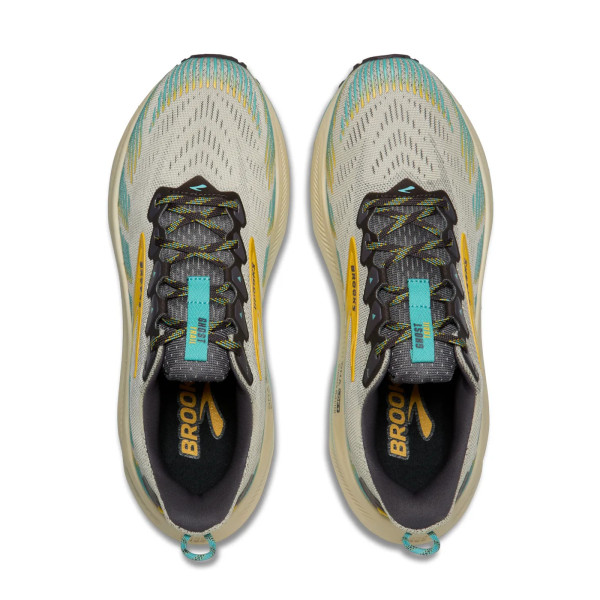 BROOKS GHOST TRAIL BLANCO ROTO AZUL  ZAPATILLAS MIXTAS HOMBRE VISTA SUPERIOR,ARISTARUN