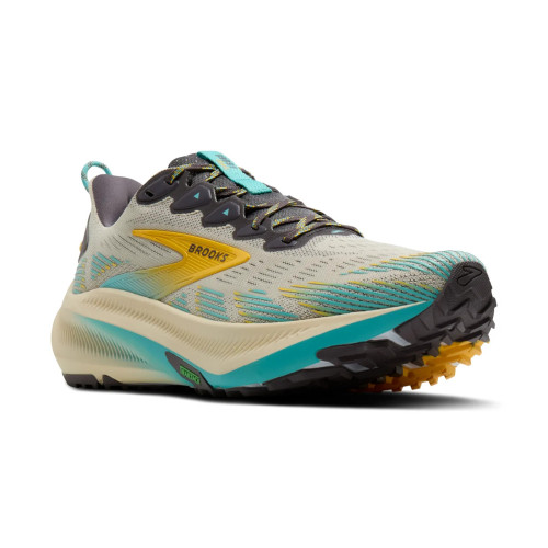 BROOKS GHOST TRAIL BLANCO ROTO AZUL  ZAPATILLAS MIXTAS HOMBRE VISTA PORTADA,ARISTARUN