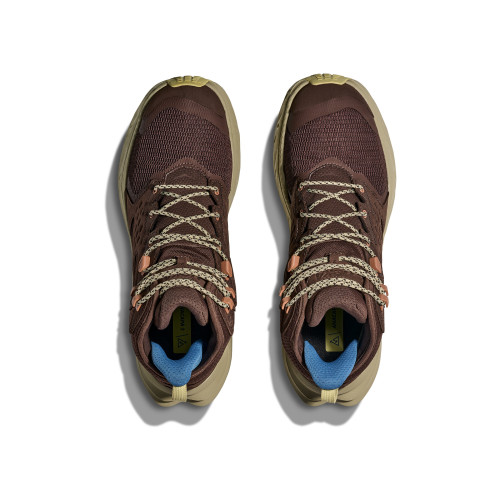 HOKA ANACAPA 2 MID GTX MARRÓN BOTAS TREKKING HOMBRE VISTA SUPERIOR,ARISTARUN