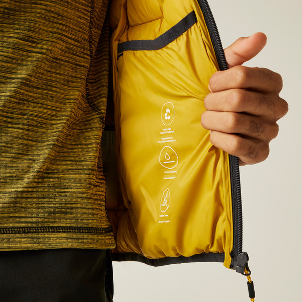 REGATTA MARIZION NEGRO CHAQUETA ACOLCHADA HOMBRE INTERIOR, ARISTARUN