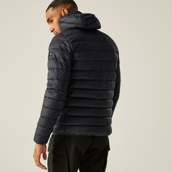 REGATTA MARIZION NEGRO CHAQUETA ACOLCHADA MODELO ESPALDA, ARISTARUN