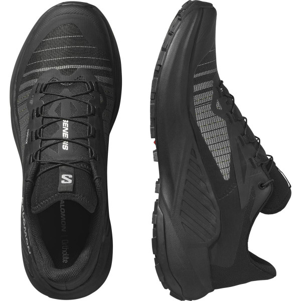 SALOMON GENESIS NEGRO ZAPATILLAS TRAIL HOMBRE VISTA PAREJA,ARISTARUN