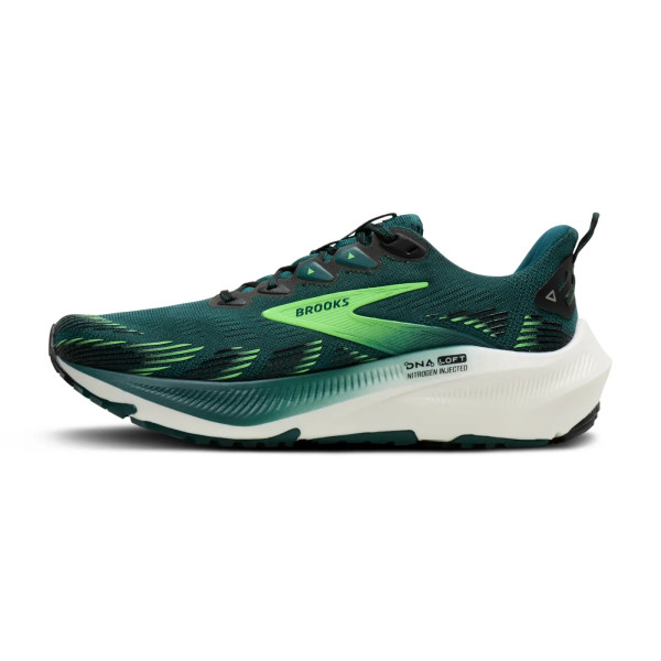 BROOKS GHOST TRAIL VERDE ZAPATILLAS MIXTAS HOMBRE VISTA INTERIOR,ARISTARUN
