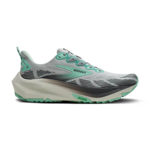 BROOKS GHOST TRAIL GRIS VERDE AZUL ZAPATILLAS MIXTAS MUJER VISTA EXTERIOR,ARISTARUN