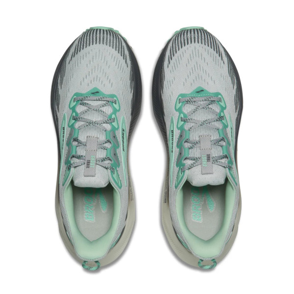 BROOKS GHOST TRAIL GRIS VERDE AZUL ZAPATILLAS MIXTAS MUJER VISTA SUPERIOR,ARISTARUN