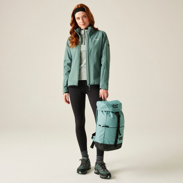 REGATTA MOUTDALE VERDE CHAQUETA SHOFSHELL TREKKING MUJER5, ARISTARUN